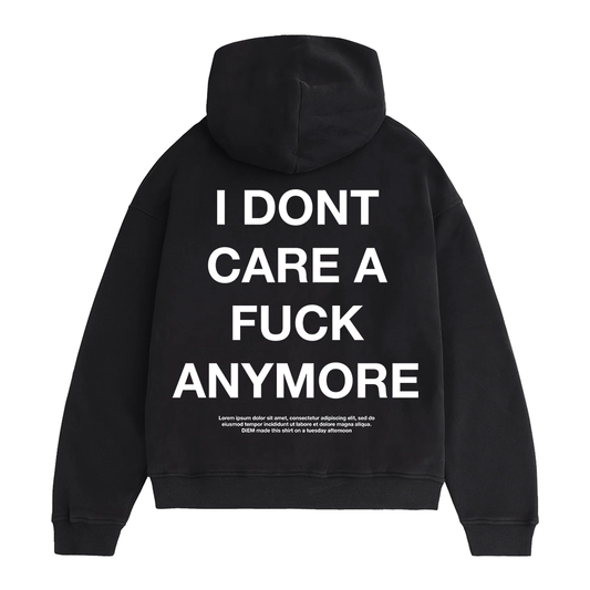 "She like me cuz im funny" Hoodie (Black)