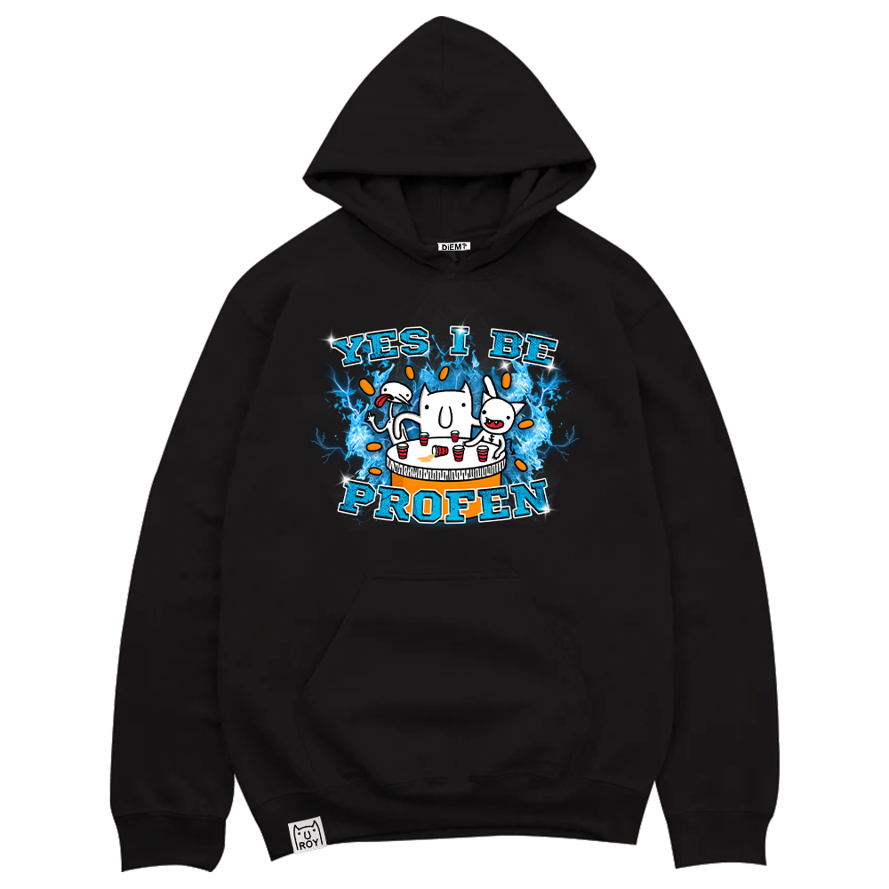 "Yes I Be Profen" Hoodie (Black)