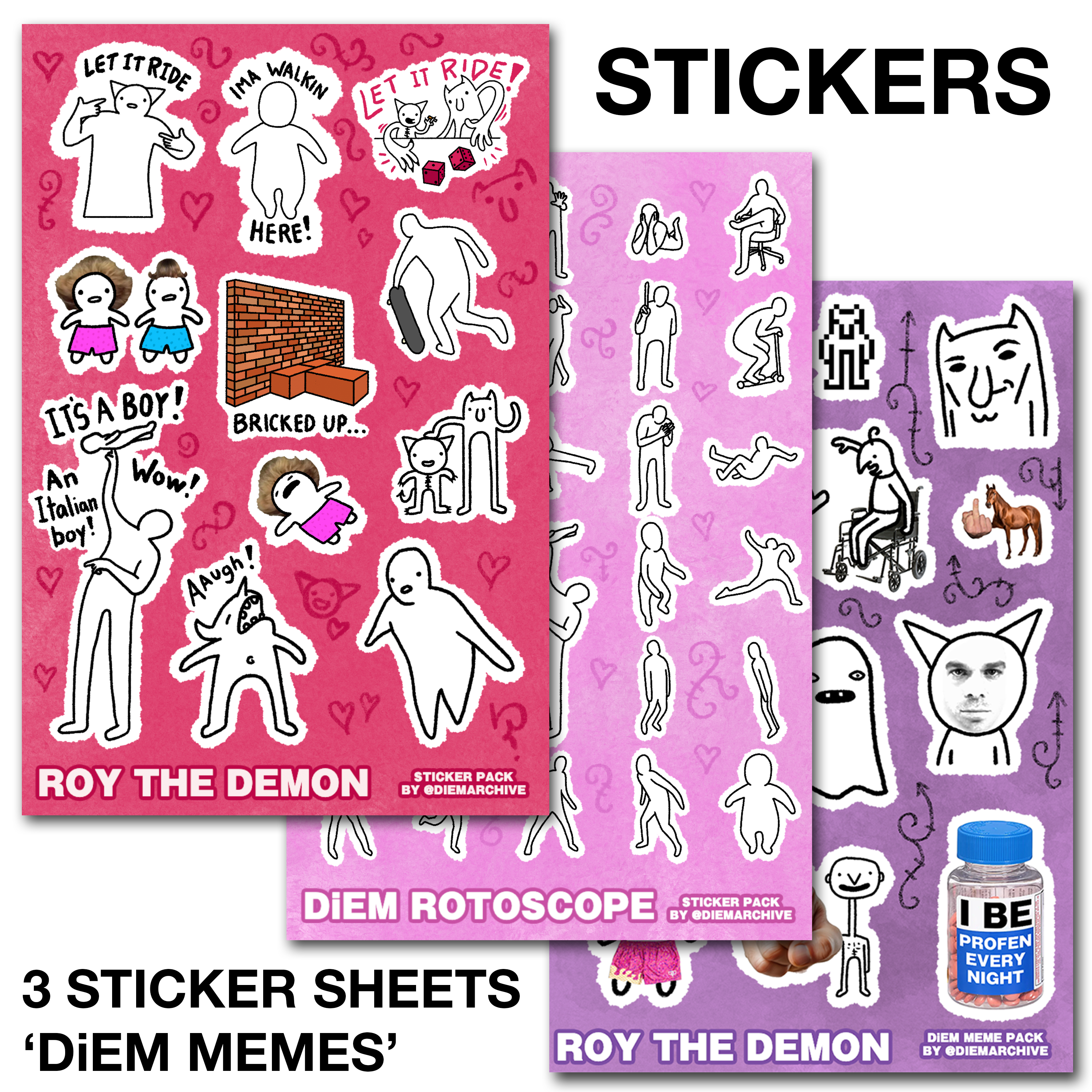 Valentines Day Sticker pack