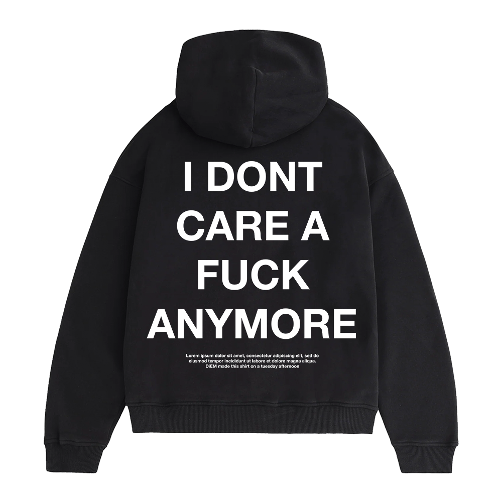 "She like me cuz im funny" Hoodie (Black)