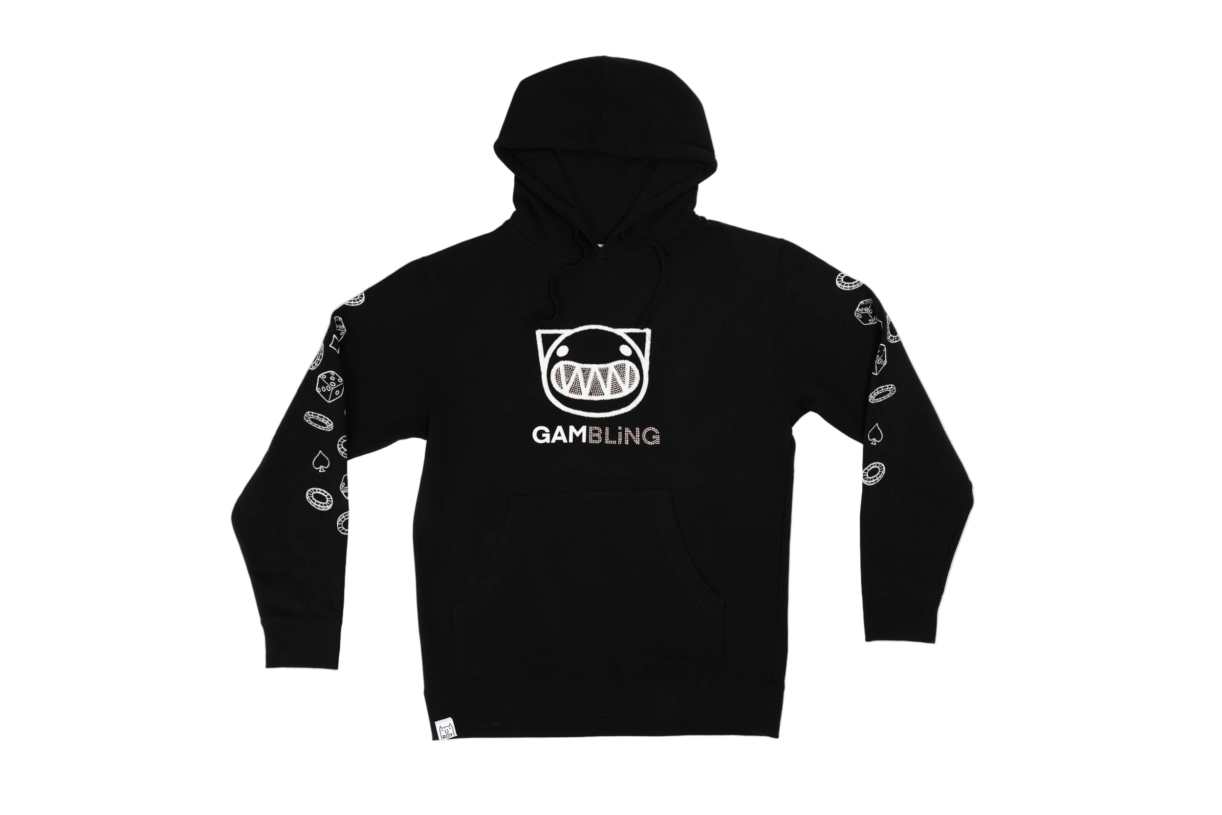 “Gambling” Rhinestone Hoodie
