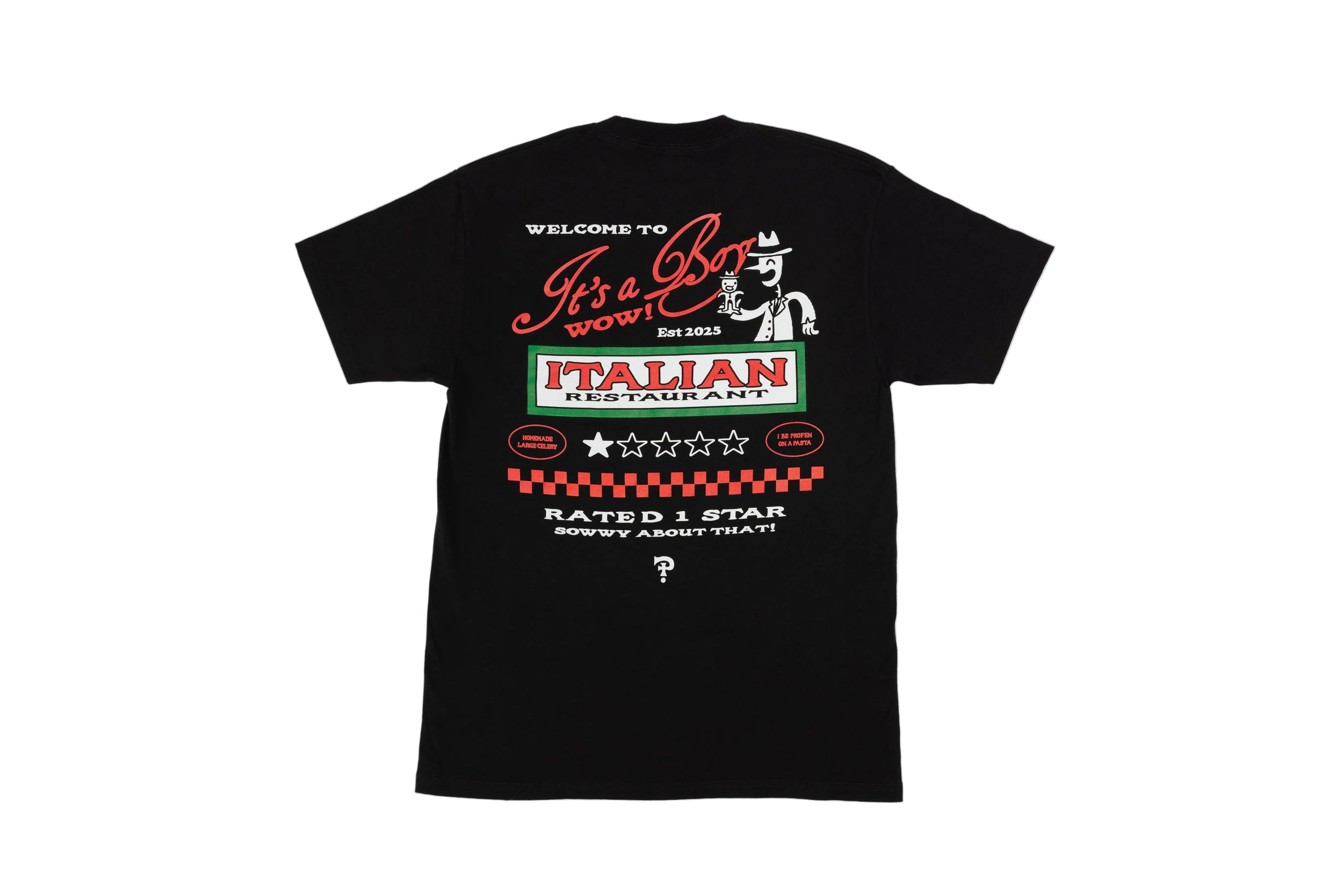 "Italian Restaurant" T-Shirt (Black)