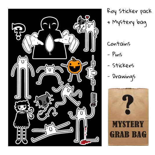 Roy Sticker pack ( + Mystery bag )