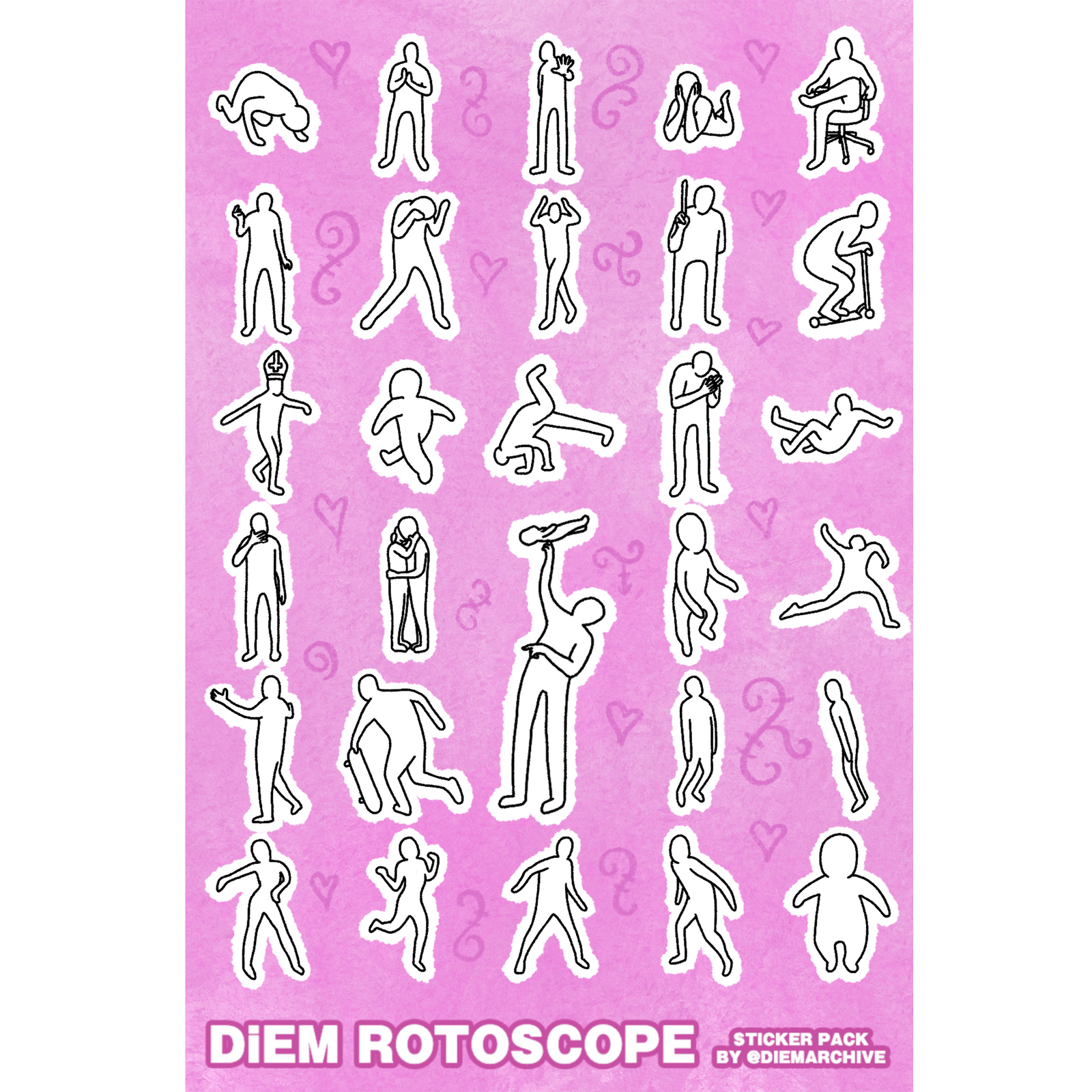 Roy Stickers ( DiEM ROTOSCOPE )