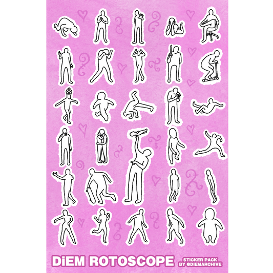 Roy Stickers ( DiEM ROTOSCOPE )