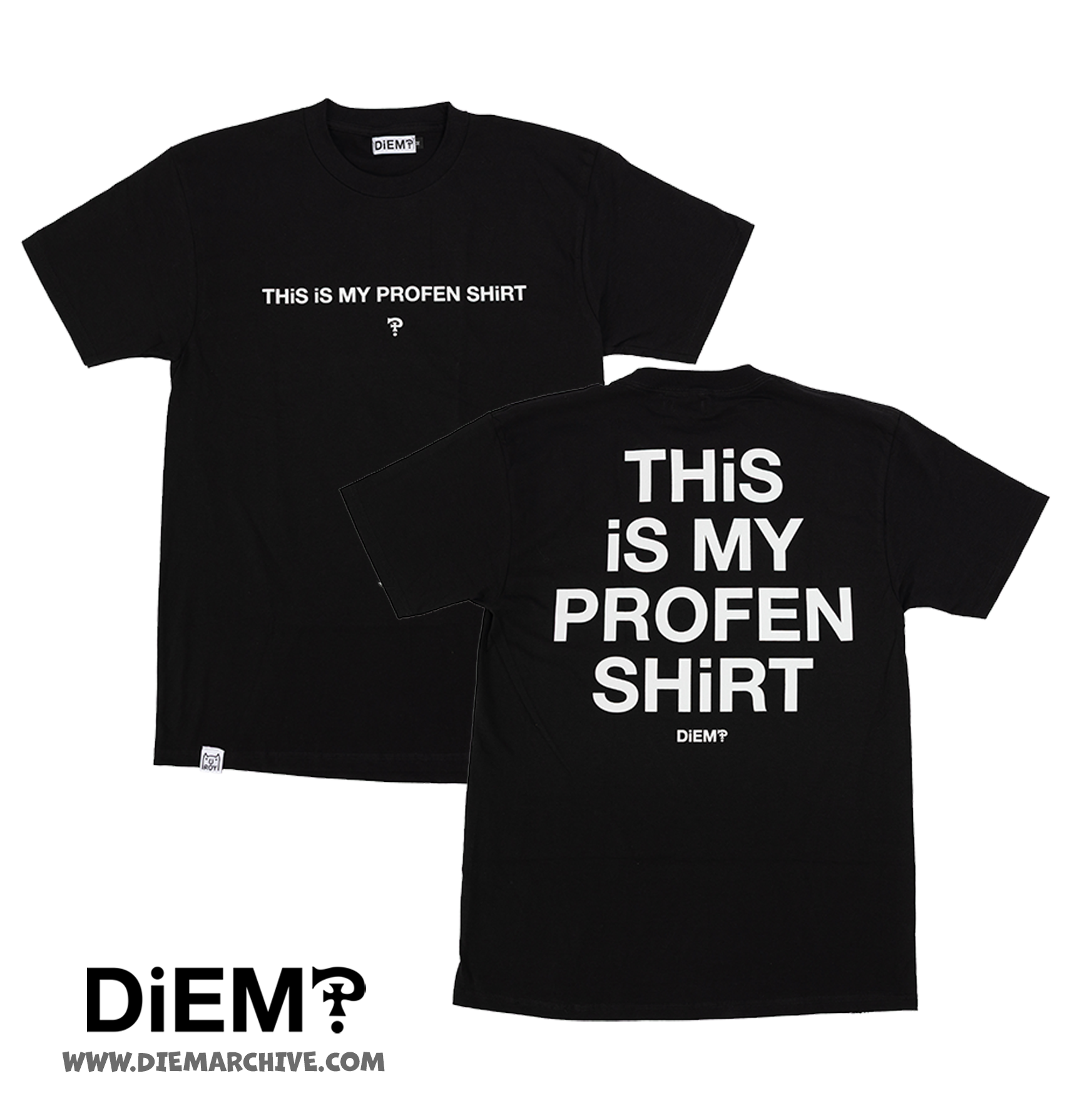 "This Is My Profen Shirt" T-Shirt (Black)