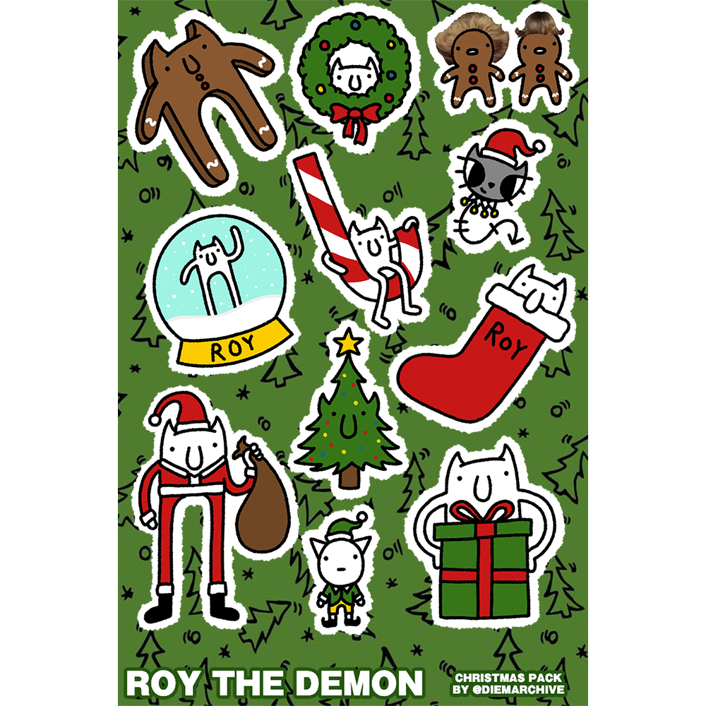 Roy Stickers ( Christmas Pack )
